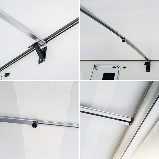 RV Awning Rafter Center Support For RV Camper Aluminum Alloy 8ft