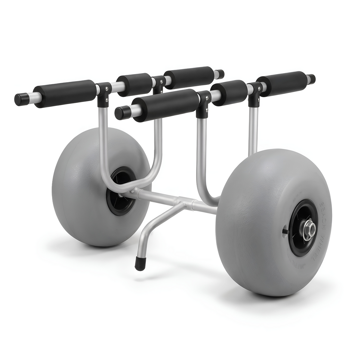 Adjustable Kayak & Canoe Cart Trolley with Large Balloon Wheels Trailer, Adjustable Strap
