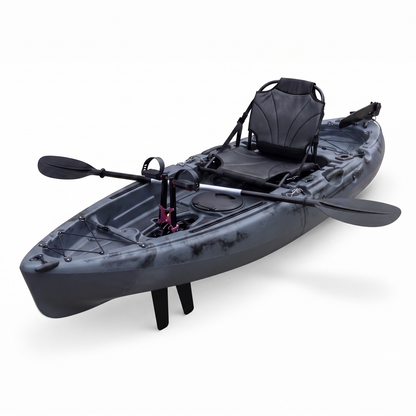 Modular Fin Drive Pedal Fishing Kayak 2.7m for Saltwater & Freshwater - Grey