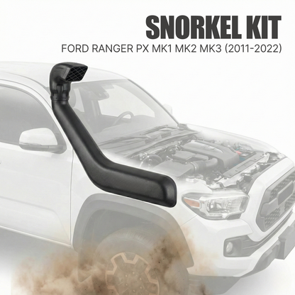 Snorkel Kit for Ford Ranger PX (2011-2015) - Fits XL XLS XLT Wildtrak | 2.2L & 3.2L Turbo Diesel | UV-Resistant Air Intake System