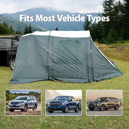 Large SUV Camping Tent Car Tailgate Shade Side Awning Canopy Portable Outdoor Shelter