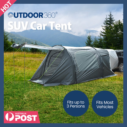 Large SUV Camping Tent Car Tailgate Shade Side Awning Canopy Portable Outdoor Shelter