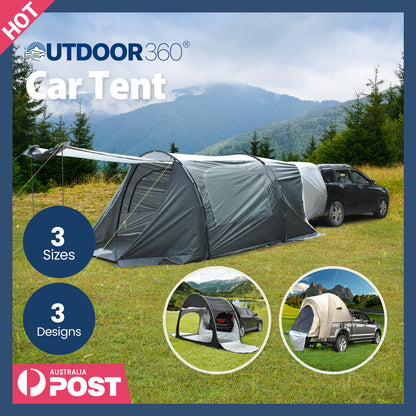 SUV Camping Tent Car Tailgate Shade Side Awning Canopy Portable Outdoor Shelter