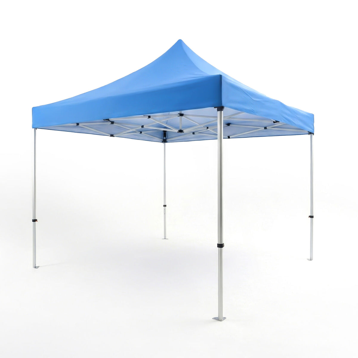 OUTDOOR360 3×3m Pop-Up Gazebo Tent | Heavy-Duty Straight-Leg Steel Canopy with 500D Oxford Fabric Top | UPF 50+ Autumn Market Shelter, Royal Blue