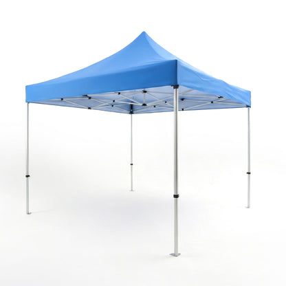 OUTDOOR360 3×3m Pop-Up Gazebo Tent | Heavy-Duty Straight-Leg Steel Canopy with 500D Oxford Fabric Top | UPF 50+ Autumn Market Shelter, Royal Blue