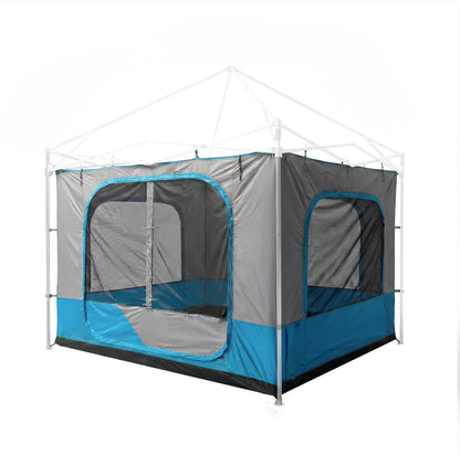 OUTDOOR360 Gazebo Inner Tent Kit | Converts 10' Straight Leg Canopy into 6P Gazebo Tent | Fit 3×3m Gazebo, Autumn Camping (Gazebo NOT Included)
