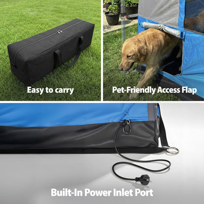OUTDOOR360 Gazebo Inner Tent Kit | Converts 10' Straight Leg Canopy into 6P Gazebo Tent | Fit 3×3m Gazebo, Autumn Camping (Gazebo NOT Included)